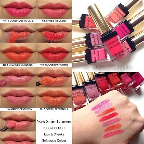 ysl kiss and blush swatches 18